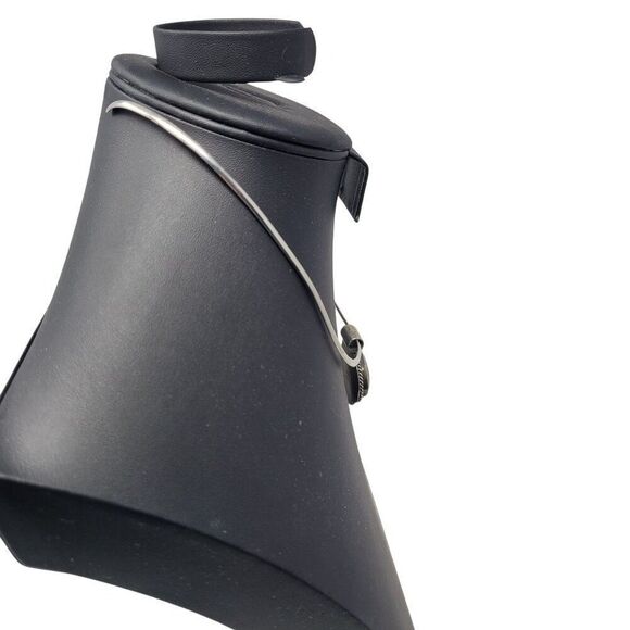 Signed 925 Artisan Tigers Eye Oval Pendant Silver Torque Choker Necklace Ornate‎ - Picture 12 of 15